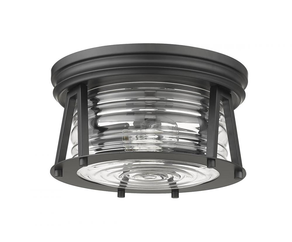 Z-Lite Lighting 491F2-MB Flush Mount Americana - Black