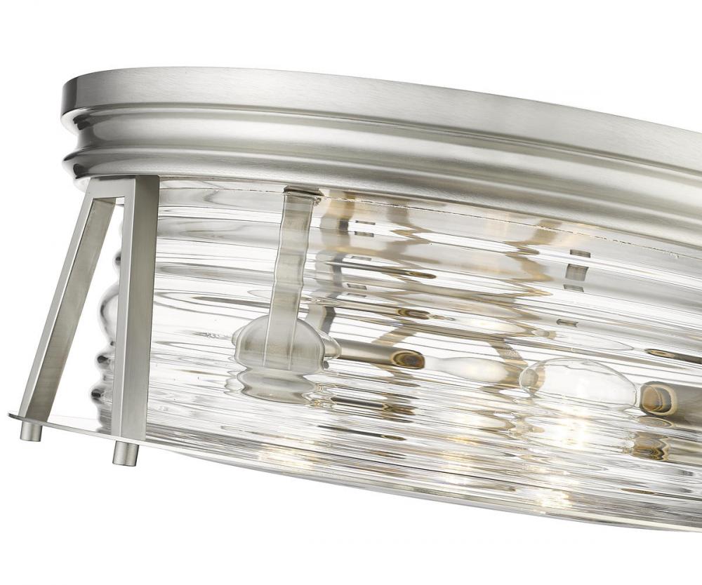 Z-Lite Lighting 491F3-BN Flush Mount Americana - Nickel