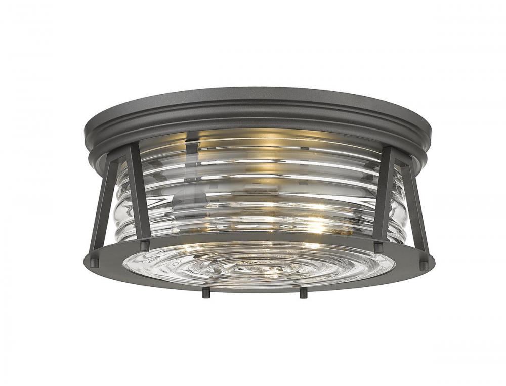 Z-Lite Lighting 491F3-BRZ Flush Mount Americana - Bronze