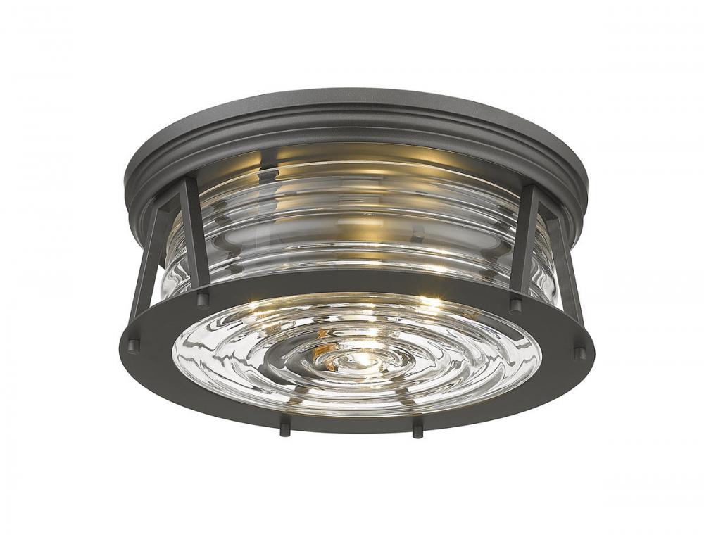 Z-Lite Lighting 491F3-BRZ Flush Mount Americana - Bronze