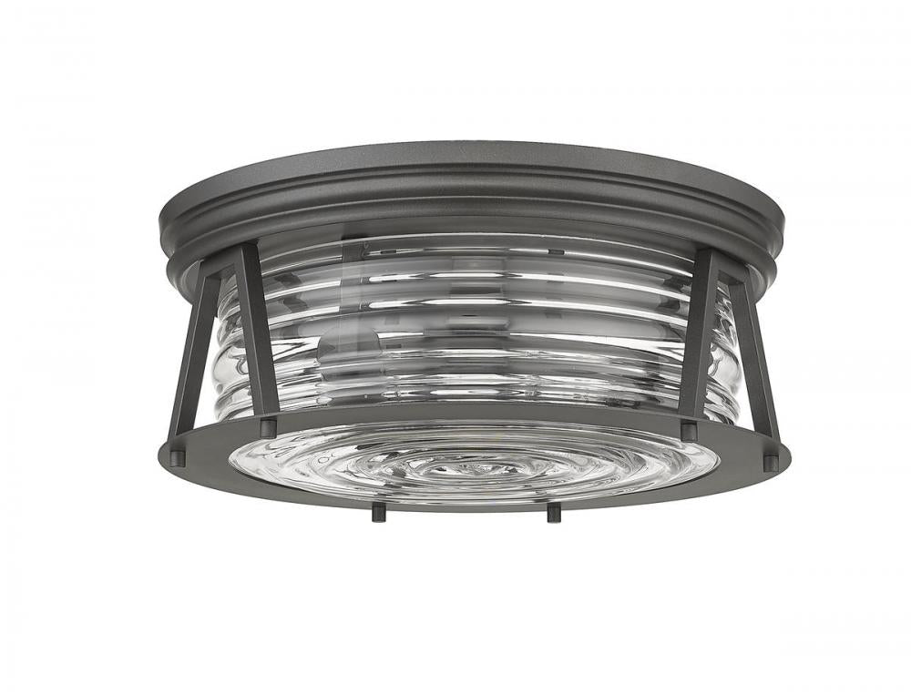 Z-Lite Lighting 491F3-BRZ Flush Mount Americana - Bronze