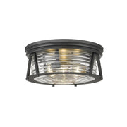 3 Light Flush Mount Light-Clear