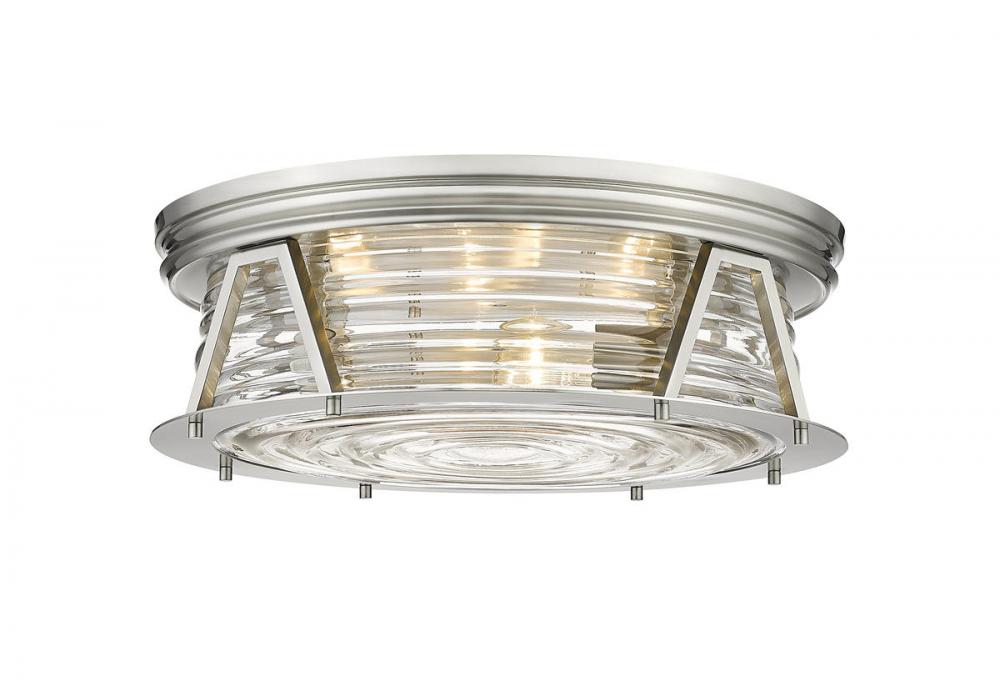 Z-Lite Lighting 491F4-BN Flush Mount Americana - Nickel