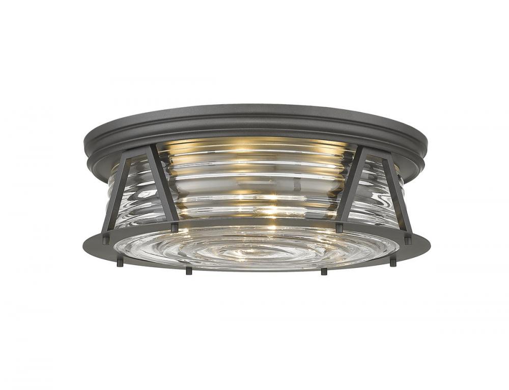 Z-Lite Lighting 491F4-BRZ Flush Mount Americana - Bronze