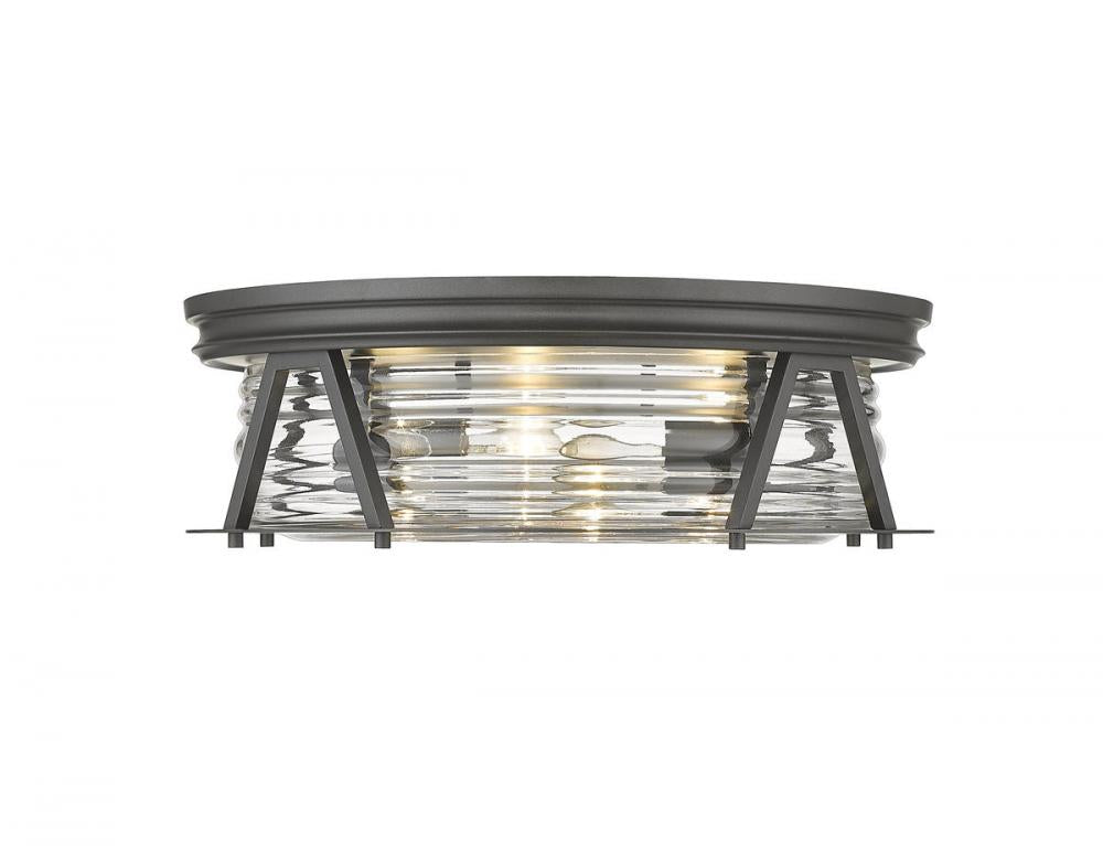 Z-Lite Lighting 491F4-BRZ Flush Mount Americana - Bronze