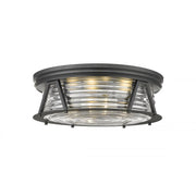 4 Light Flush Mount Light-Clear