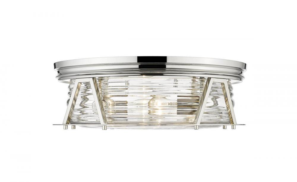 Z-Lite Lighting 491F4-PN Flush Mount Americana - Nickel