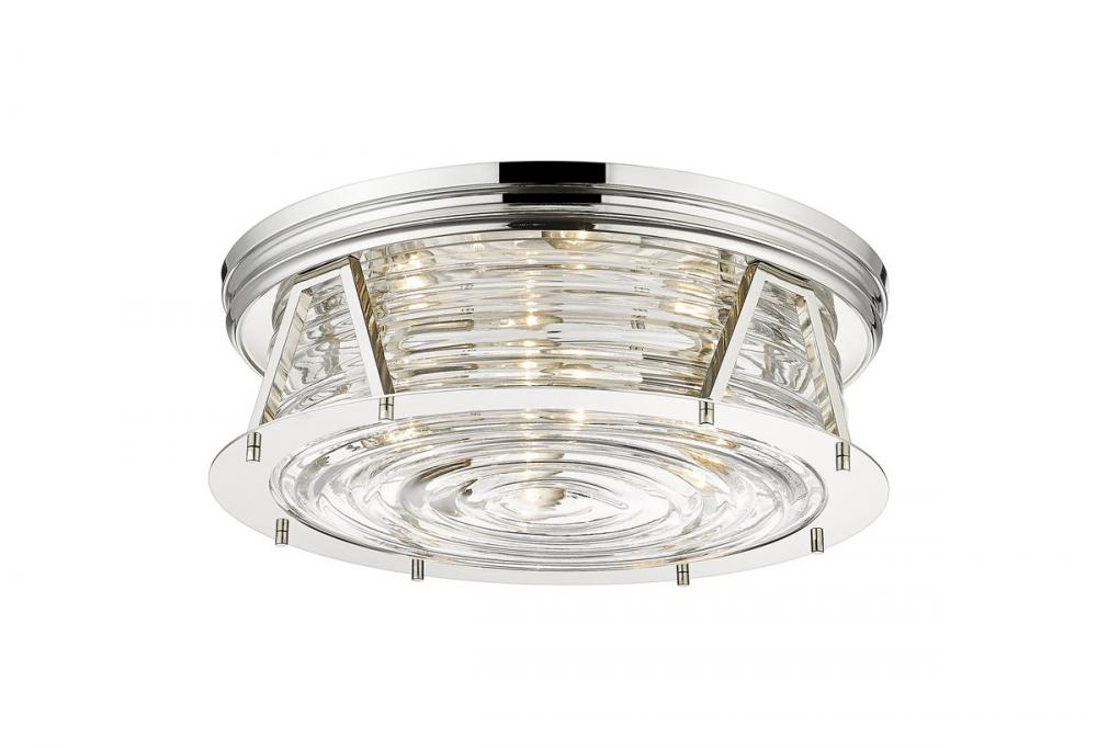 Z-Lite Lighting 491F4-PN Flush Mount Americana - Nickel