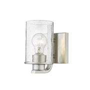 1 Light Wall Sconce-Clear Seedy