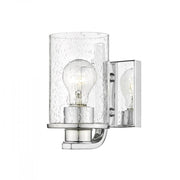 1 Light Wall Sconce-Clear Seedy