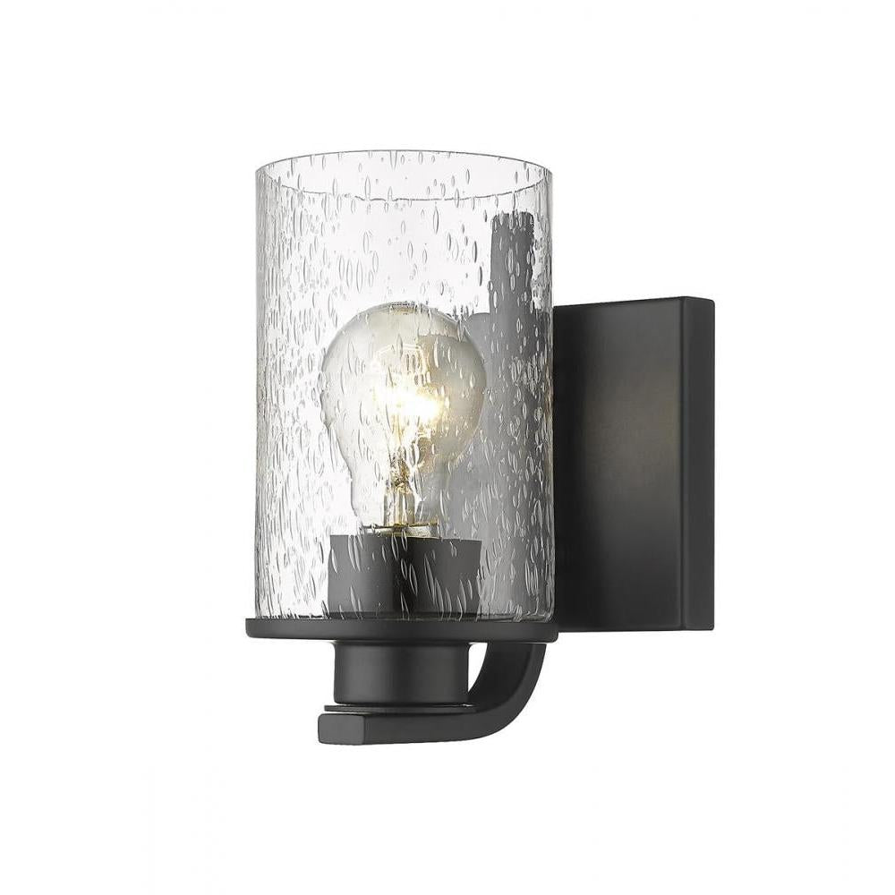 1 Light Wall Sconce-Clear Seedy