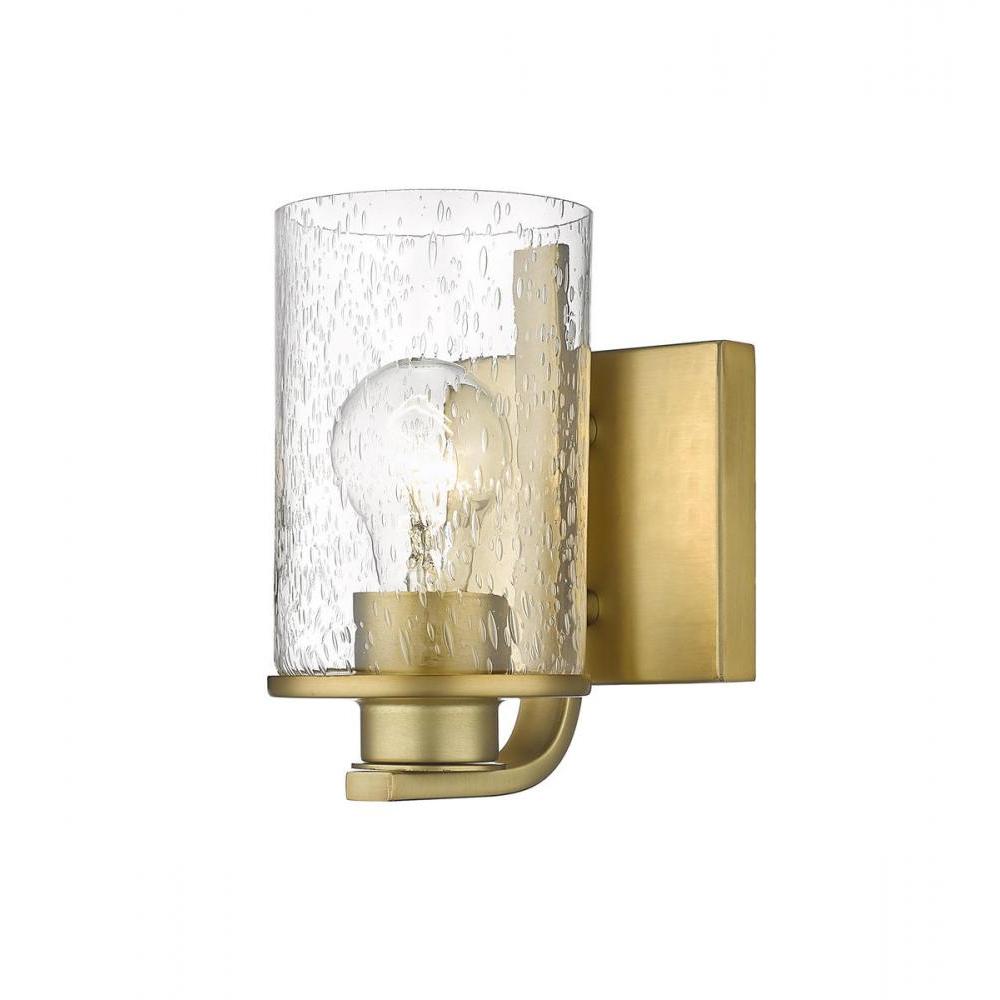 1 Light Wall Sconce-Clear Seedy