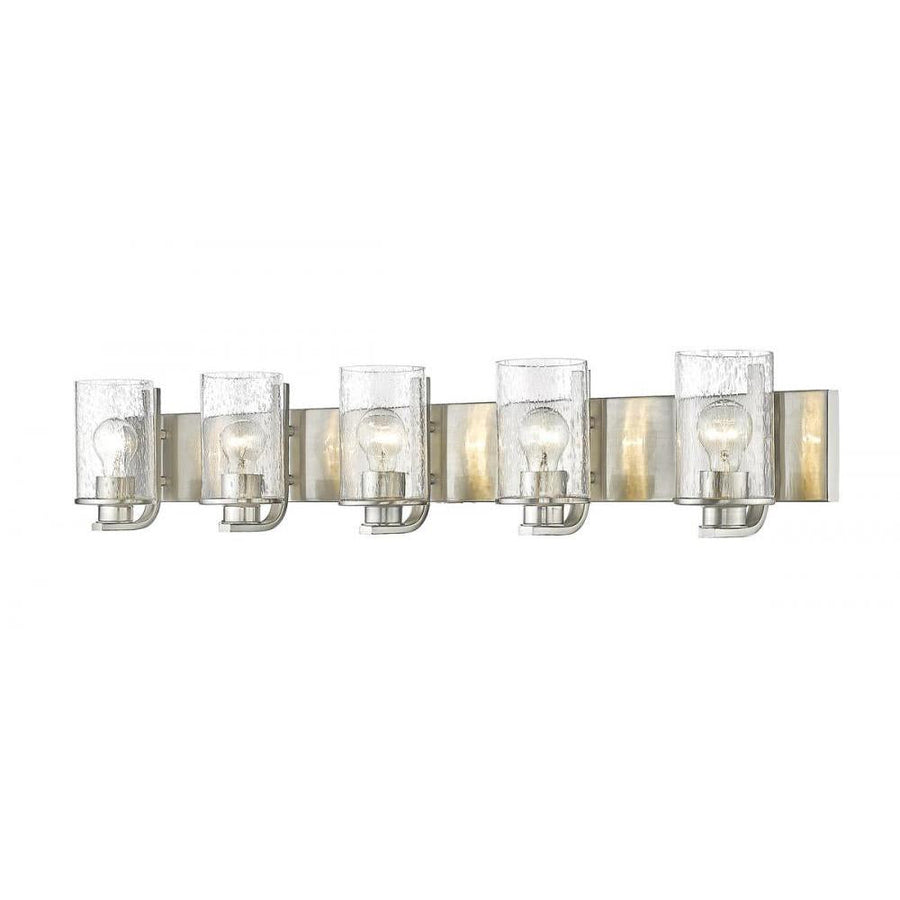 5 Light Vanity-Clear Seedy