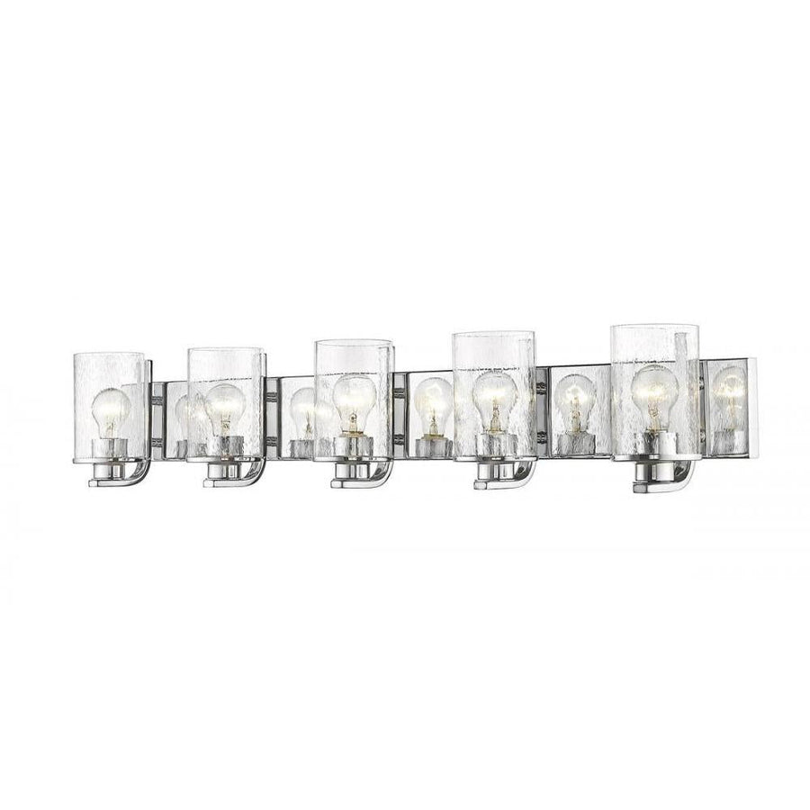 5 Light Vanity-Clear Seedy