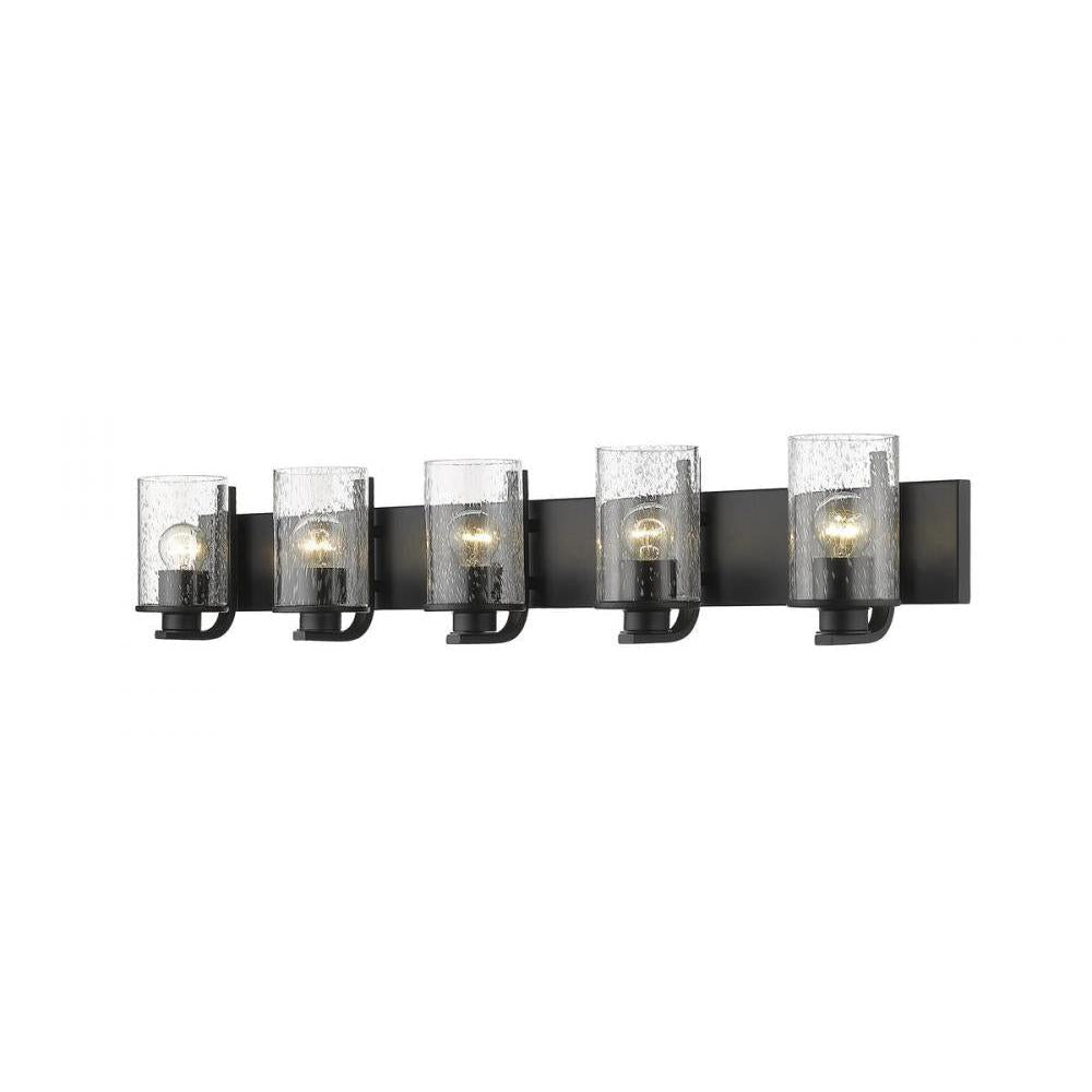 5 Light Vanity-Clear Seedy