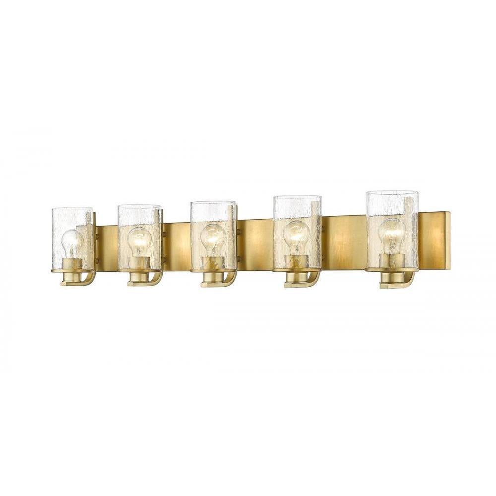 5 Light Vanity-Clear Seedy
