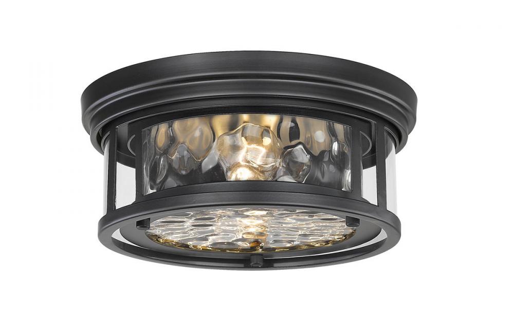 Z-Lite Lighting 493F2-MB Flush Mount Americana - Black