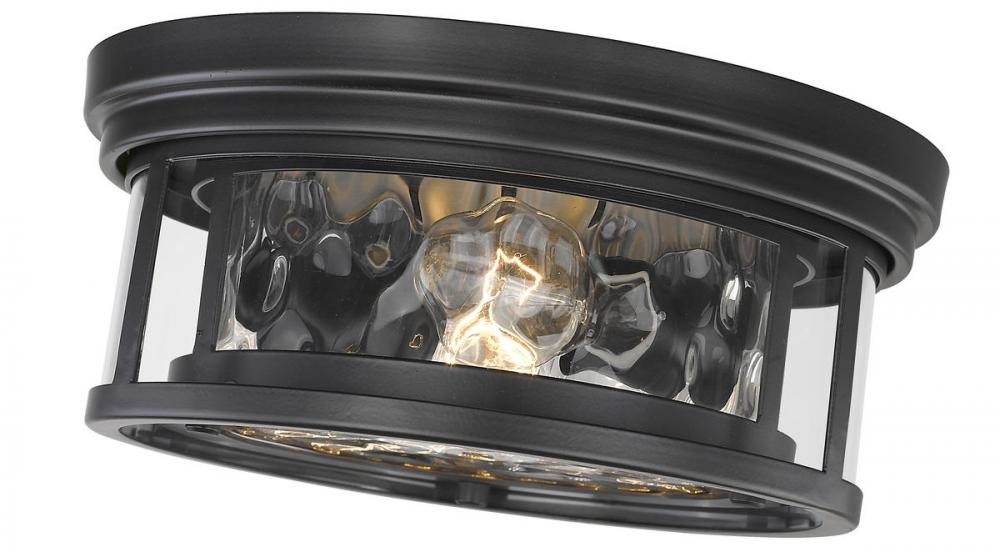 Z-Lite Lighting 493F2-MB Flush Mount Americana - Black