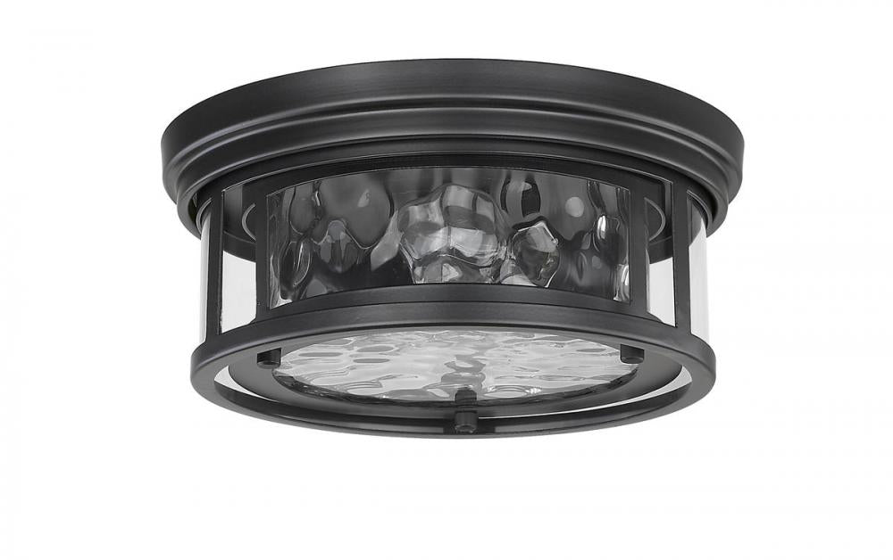 Z-Lite Lighting 493F2-MB Flush Mount Americana - Black