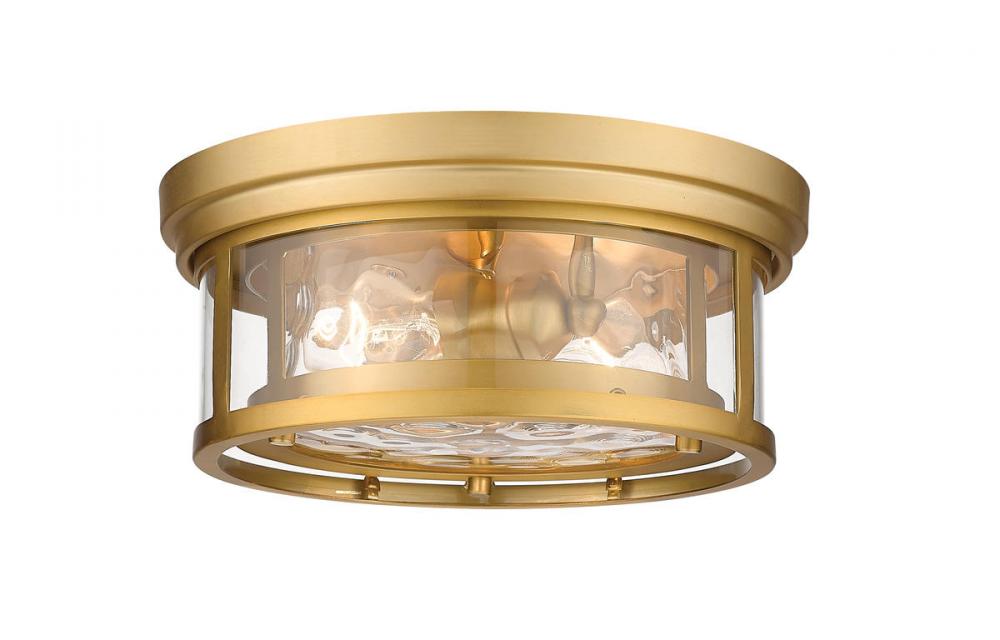 Z-Lite Lighting 493F2-OBR Flush Mount Americana - Brass