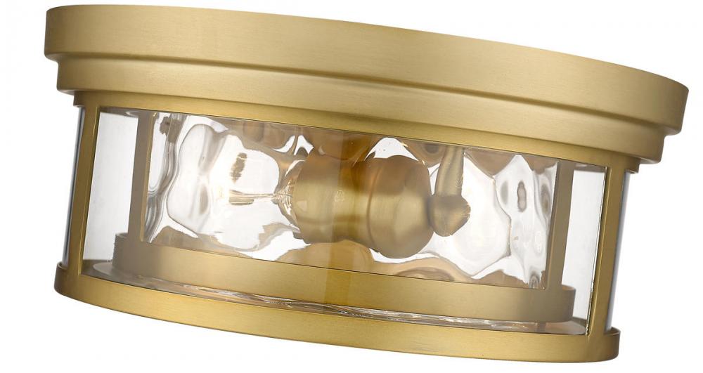 Z-Lite Lighting 493F2-OBR Flush Mount Americana - Brass