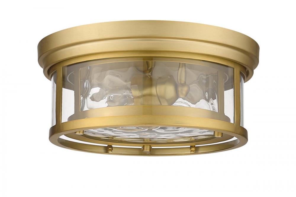 Z-Lite Lighting 493F2-OBR Flush Mount Americana - Brass