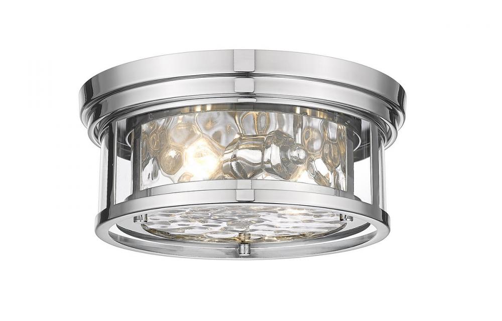 Z-Lite Lighting 493F2-PN Flush Mount Americana - Nickel