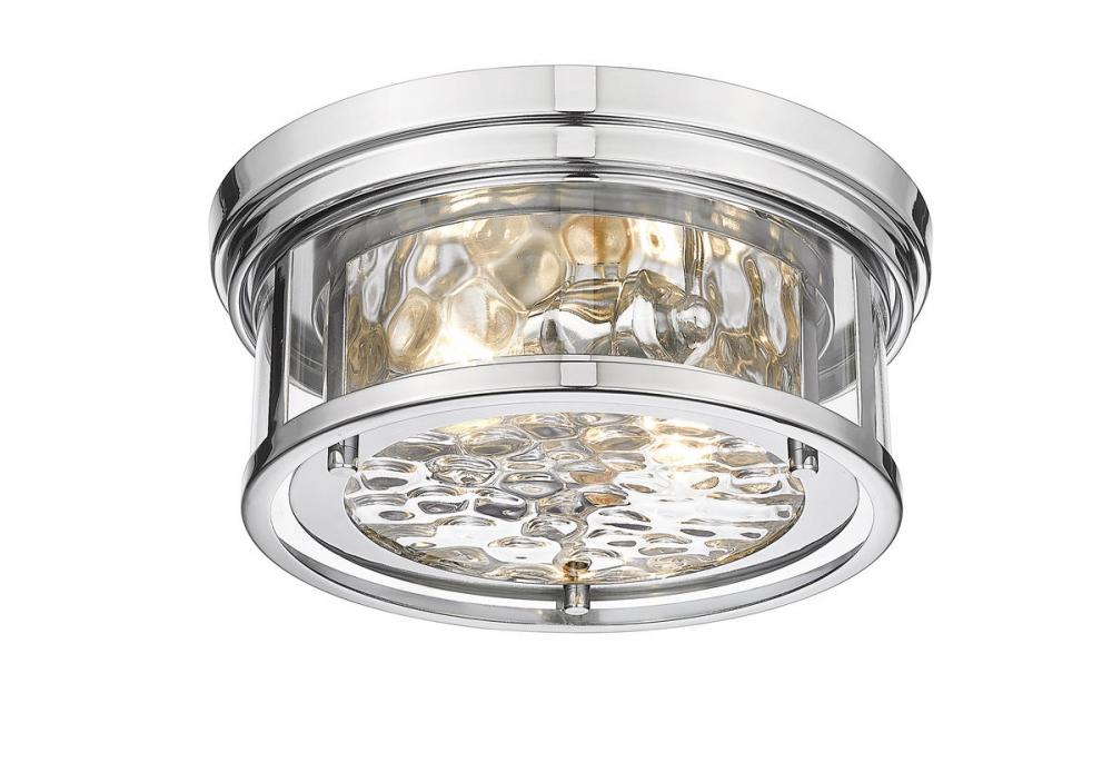 Z-Lite Lighting 493F2-PN Flush Mount Americana - Nickel