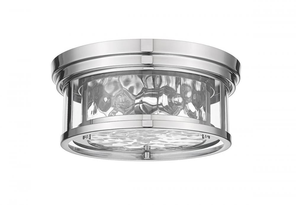 Z-Lite Lighting 493F2-PN Flush Mount Americana - Nickel