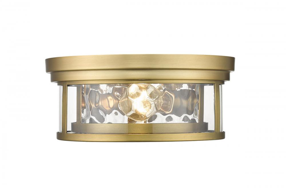 Z-Lite Lighting 493F2-RB Flush Mount Americana - Brass