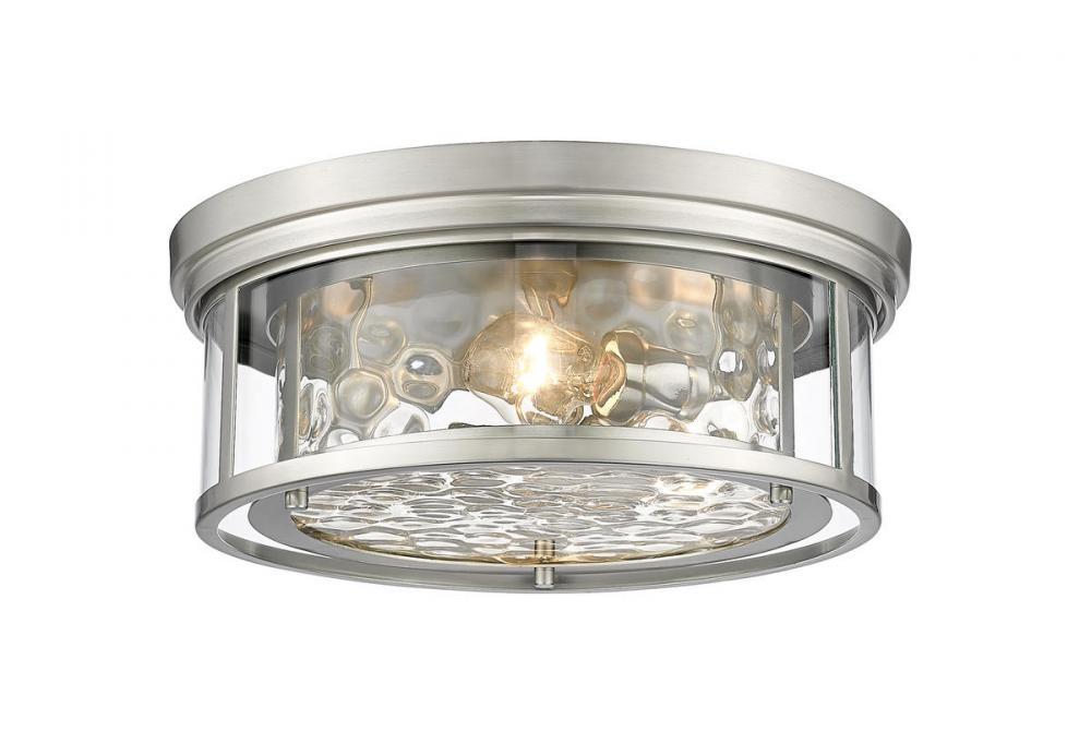 Z-Lite Lighting 493F3-BN Flush Mount Americana - Nickel