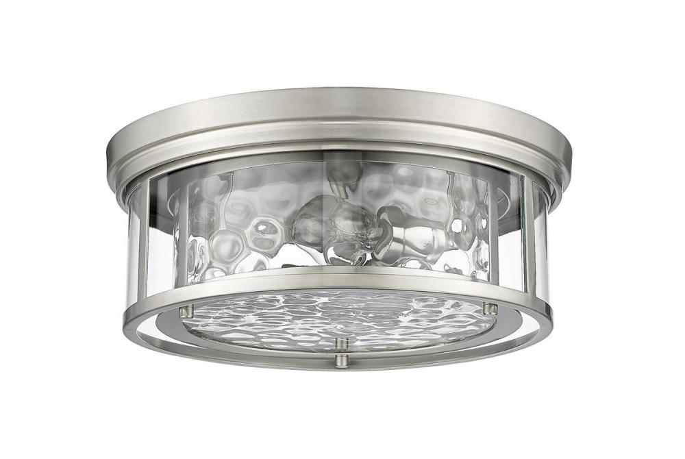 Z-Lite Lighting 493F3-BN Flush Mount Americana - Nickel