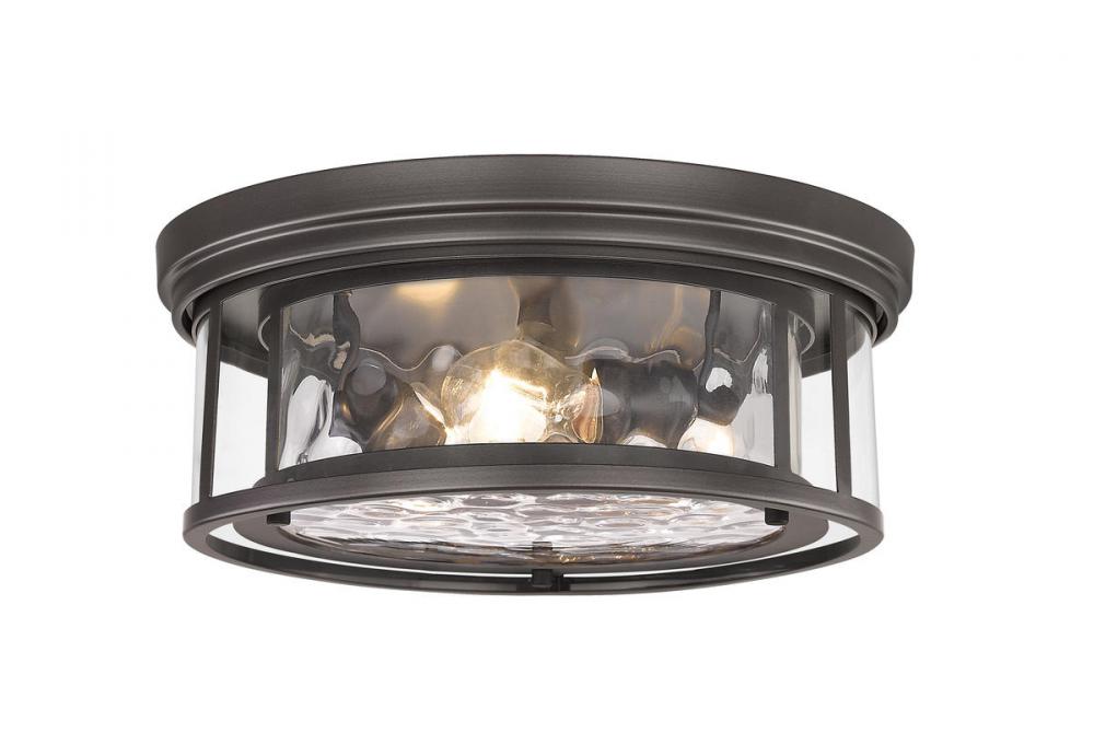 Z-Lite Lighting 493F3-BRZ Flush Mount Americana - Bronze