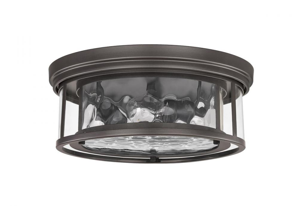 Z-Lite Lighting 493F3-BRZ Flush Mount Americana - Bronze