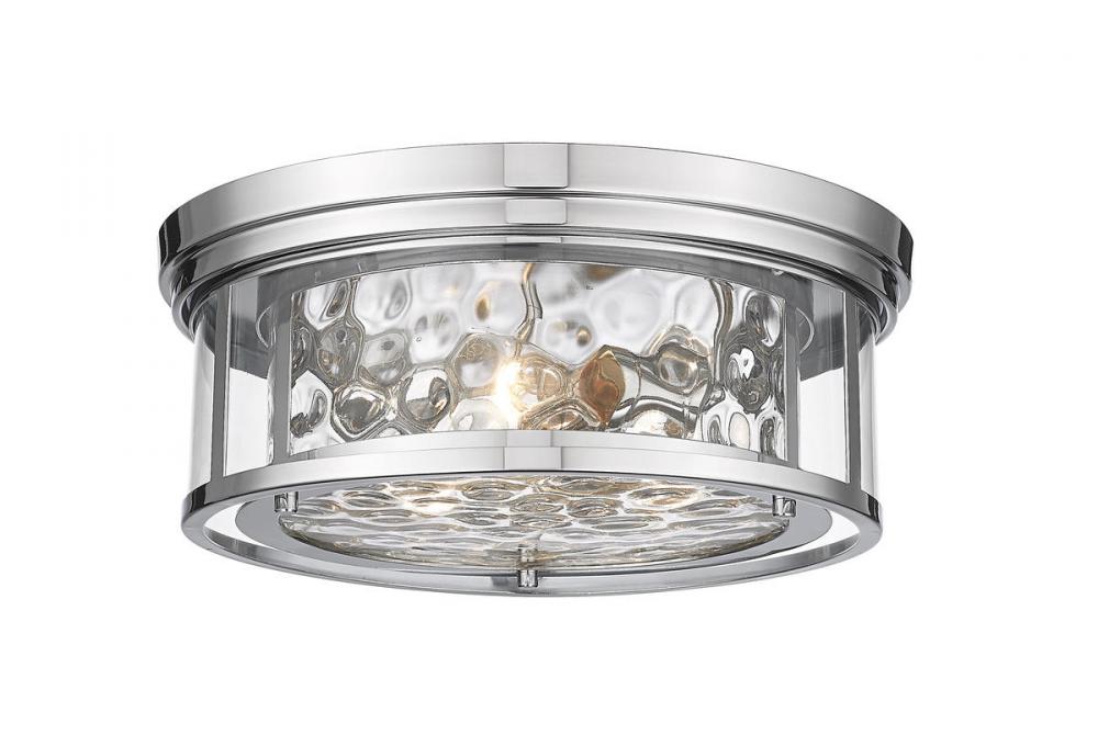 Z-Lite Lighting 493F3-PN Flush Mount Americana - Nickel