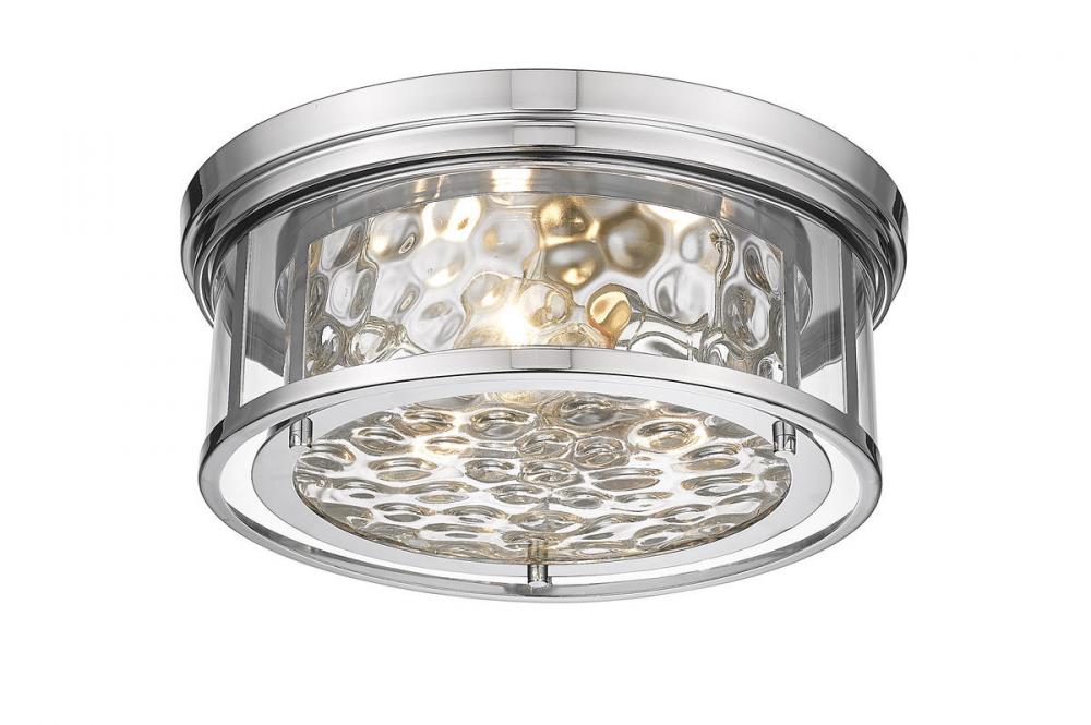 Z-Lite Lighting 493F3-PN Flush Mount Americana - Nickel