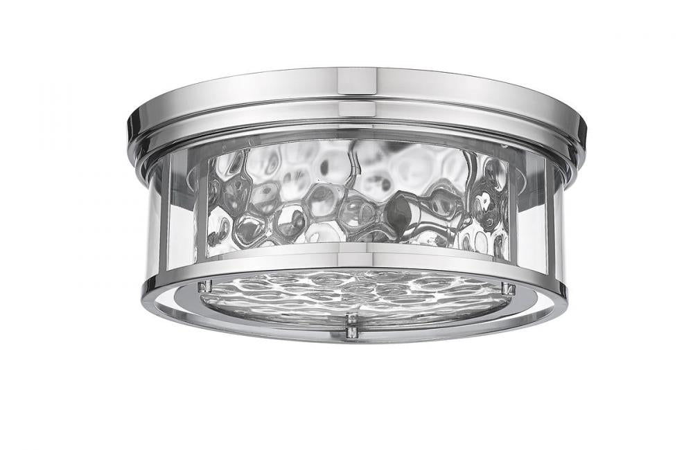 Z-Lite Lighting 493F3-PN Flush Mount Americana - Nickel