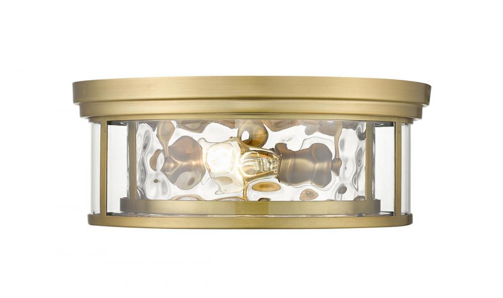 Z-Lite Lighting 493F3-RB Flush Mount Americana - Brass