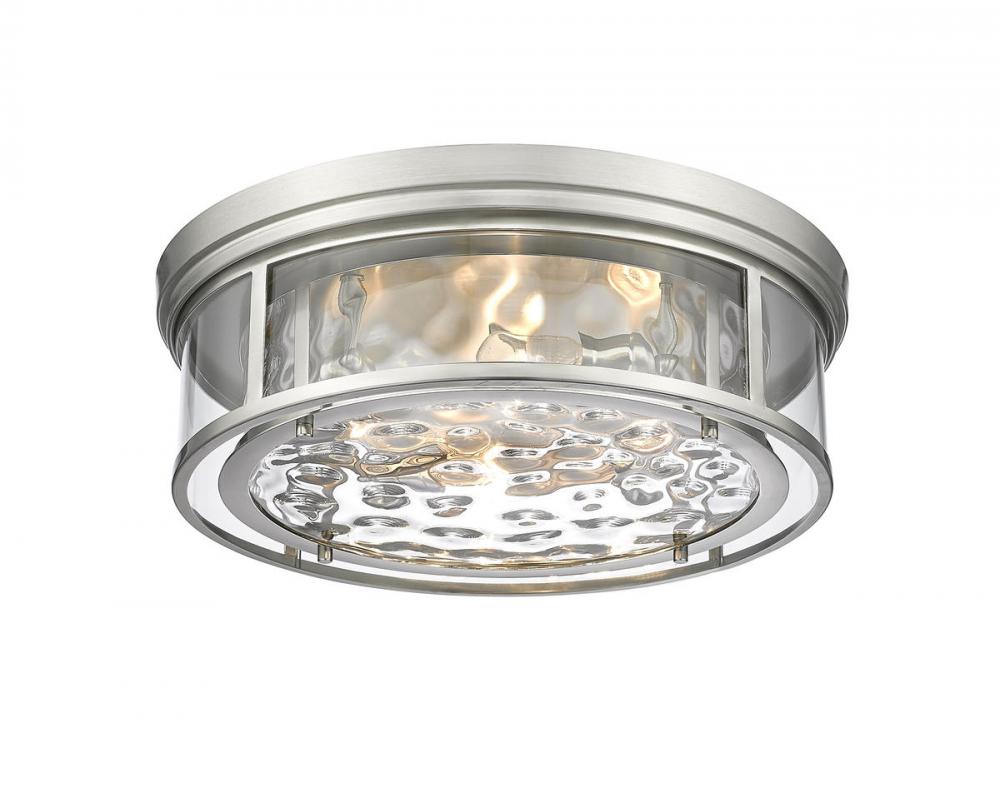 Z-Lite Lighting 493F4-BN Flush Mount Americana - Nickel