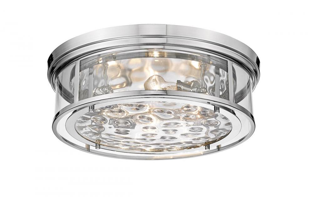 Z-Lite Lighting 493F4-PN Flush Mount Americana - Nickel