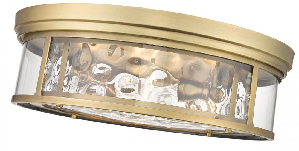 Z-Lite Lighting 493F4-RB Flush Mount Americana - Brass