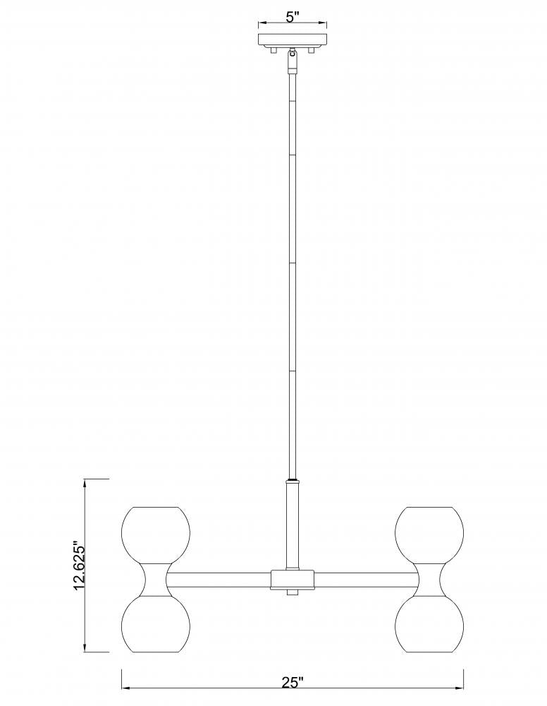 Z-Lite Lighting 494-10MGLD Chandelier Americana - Gold