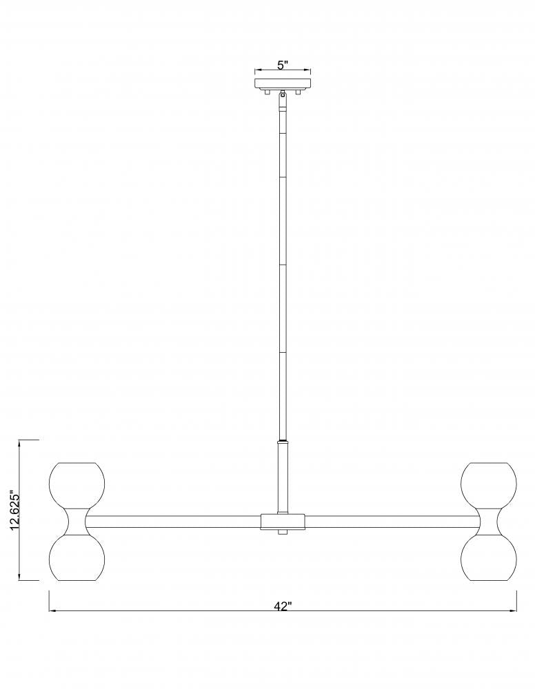 Z-Lite Lighting 494-20MB Chandelier Americana - Black