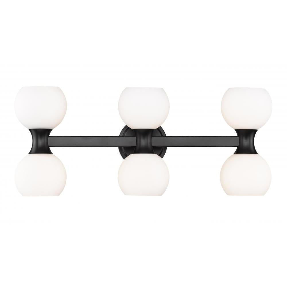 6 Light Vanity-Matte Opal
