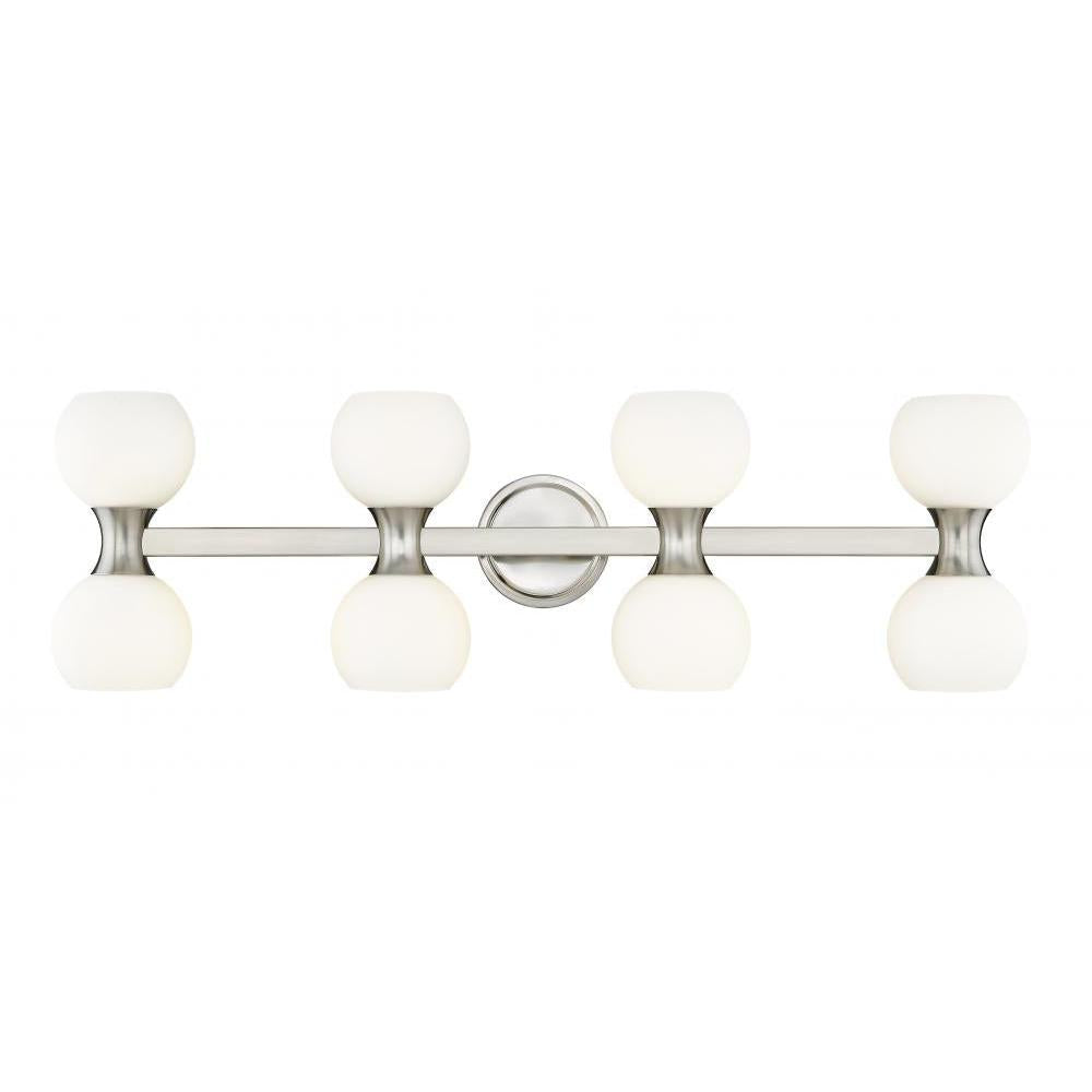 8 Light Vanity-Matte Opal