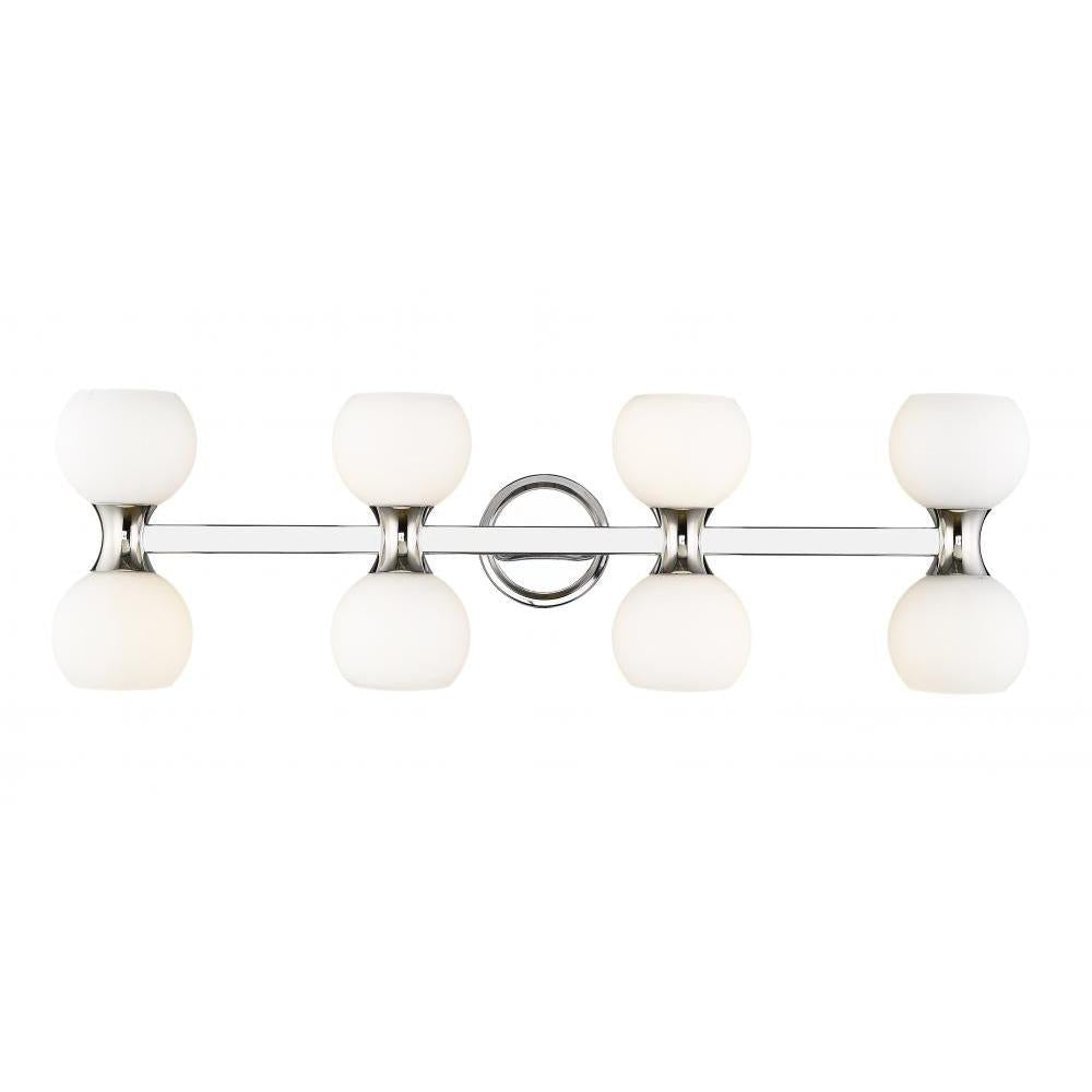 8 Light Vanity-Matte Opal