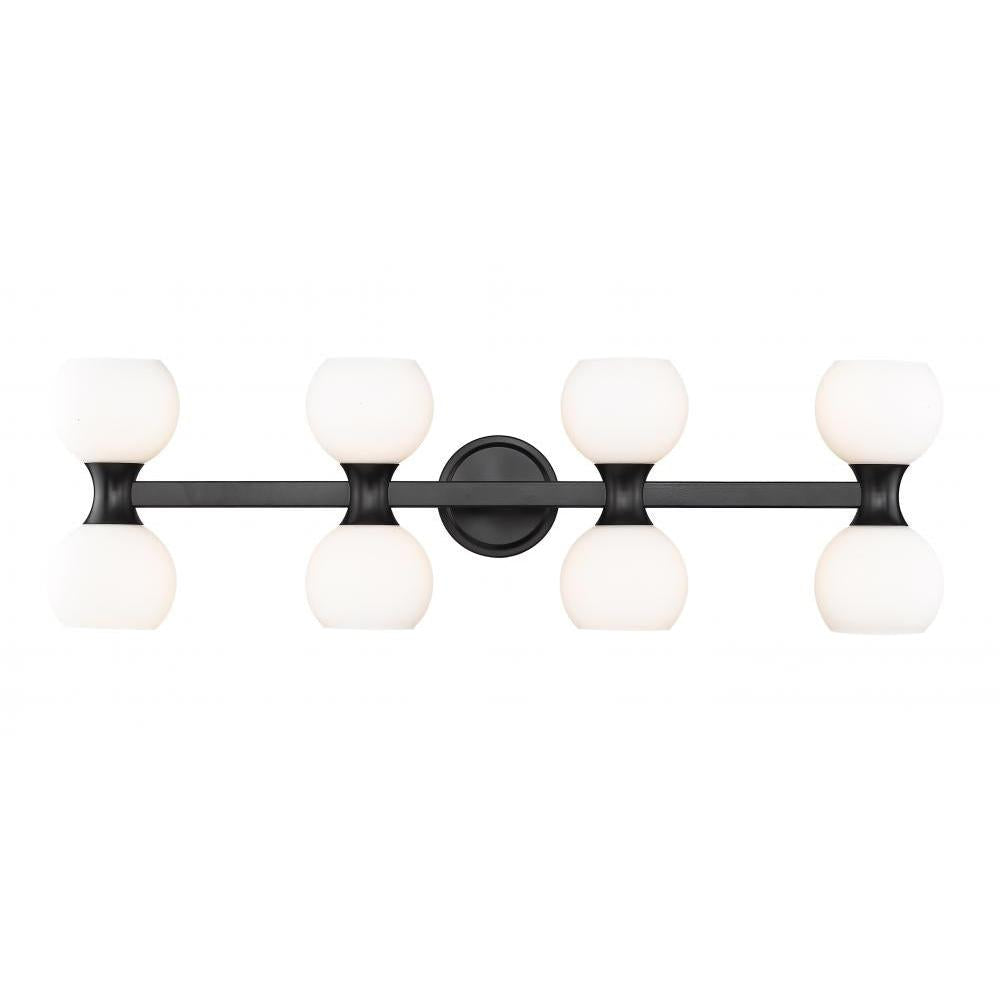 8 Light Vanity-Matte Opal