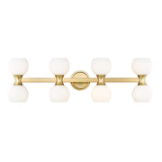 8 Light Vanity-Matte Opal