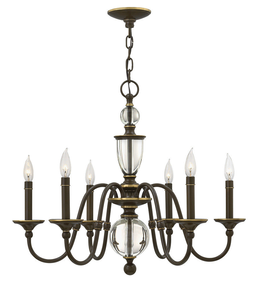 Hinkley Lighting ELEANOR 4956LZ Chandelier Contemporary - Light Oiled Bronze