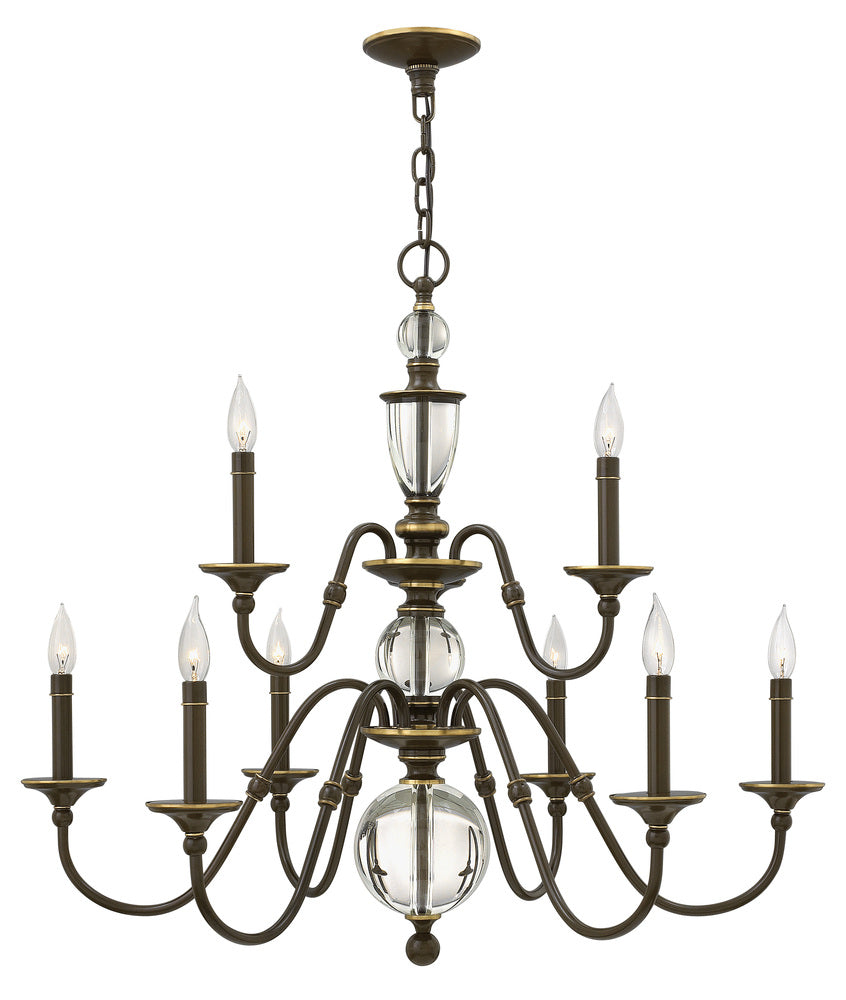 Hinkley Lighting ELEANOR 4958LZ Chandelier Contemporary - Light Oiled Bronze